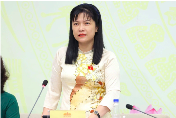 Phó Chủ nhiệm Ủy ban Công tác Đại biểu Tạ Thị Yên (Ảnh: Quang Phúc).