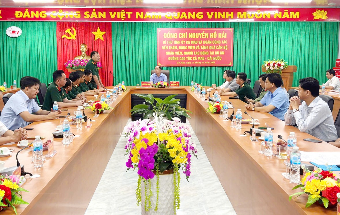 Lãnh đạo Cà Mau kiểm tra tiến độ các công trình trọng điểm sau Đại hội Đảng bộ tỉnh lần thứ I