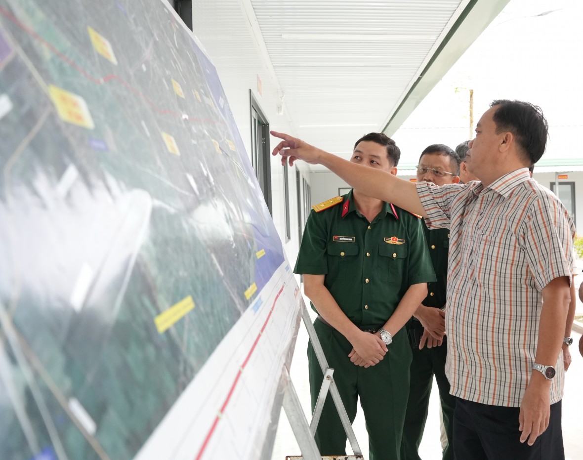 Lãnh đạo Cà Mau kiểm tra tiến độ các công trình trọng điểm sau Đại hội Đảng bộ tỉnh lần thứ I