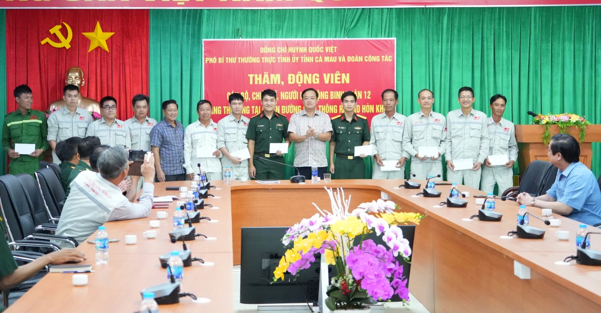 Lãnh đạo Cà Mau kiểm tra tiến độ các công trình trọng điểm sau Đại hội Đảng bộ tỉnh lần thứ I