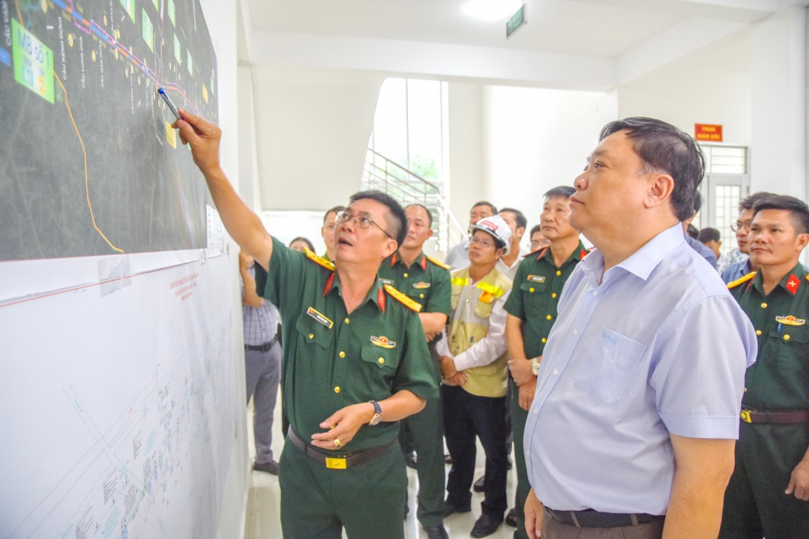 Lãnh đạo Cà Mau kiểm tra tiến độ các công trình trọng điểm sau Đại hội Đảng bộ tỉnh lần thứ I