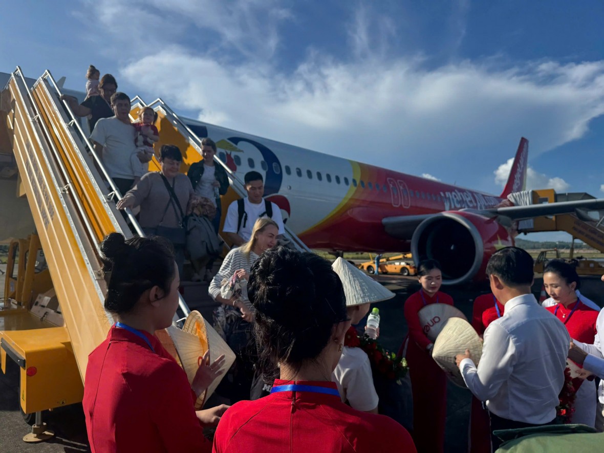 Đặc khu Phú Quốc liên tiếp đón các chuyến bay quốc tế