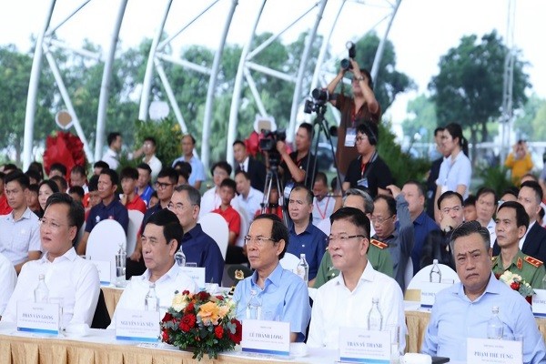 Tổng Bí thư Tô Lâm dự Lễ khởi công sân vận động PVF - công trình thể thao Top đầu châu Á