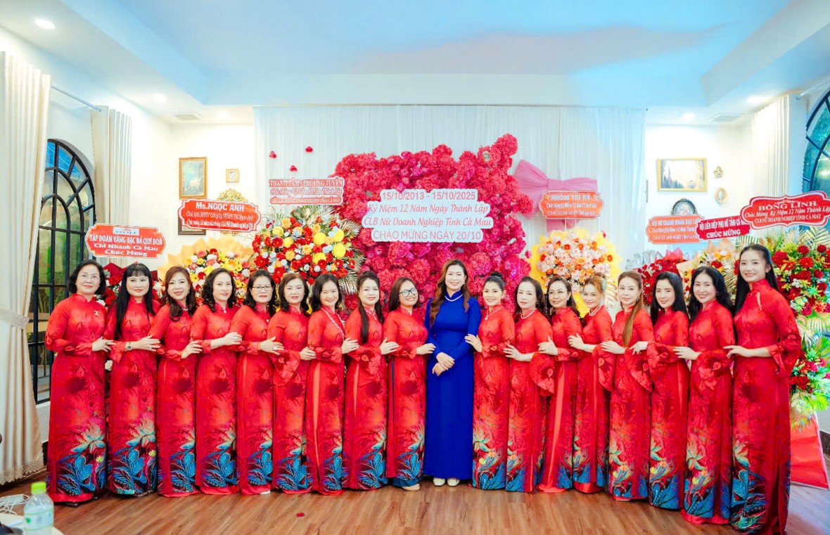 Câu lạc bộ Nữ doanh nghiệp tỉnh Cà Mau: 12 năm đồng hành cùng sự phát triển của quê hương
