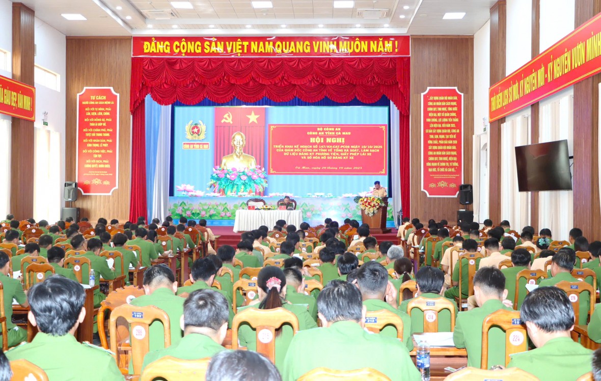 Cà Mau: Tổng rà soát, làm sạch dữ liệu đăng ký phương tiện và giấy phép lái xe Cà Mau: Tổng rà soát, làm sạch dữ liệu đăng ký phương tiện và giấy phép lái xe