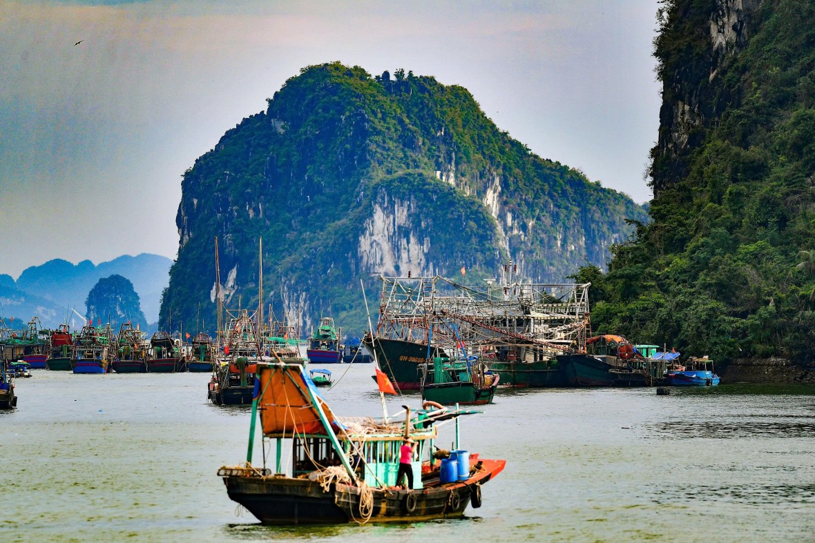 Hạ Long đẹp say lòng ngày cuối thu
