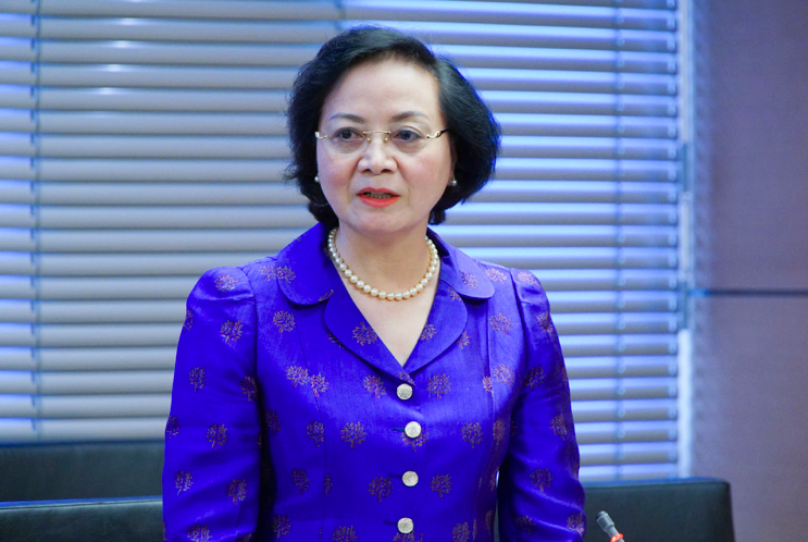 Bộ trưởng Bộ Nội vụ Phạm Thị Thanh Trà. Ảnh: Media Quốc hội