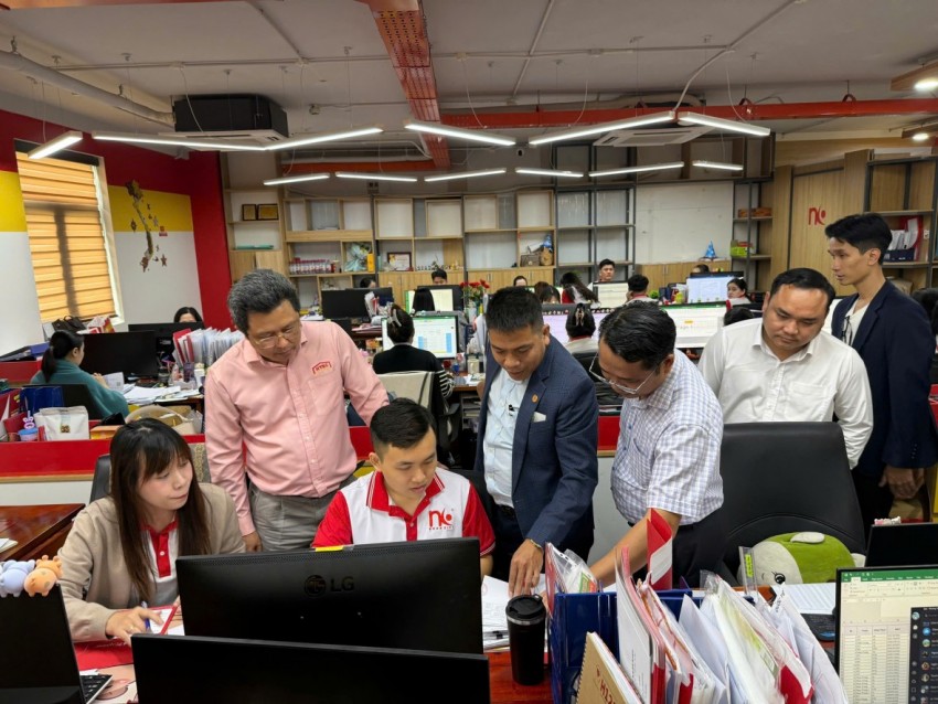 Đoàn thẩm định số 33 Giải thưởng Sao Đỏ 2025 khảo sát ứng viên tại TP Hồ Chí Minh