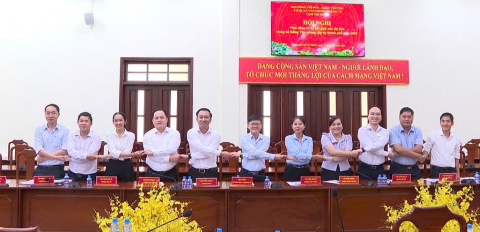 Cụm thi đua số 10 ký kết giao ước thi đua hướng tới năm 2026