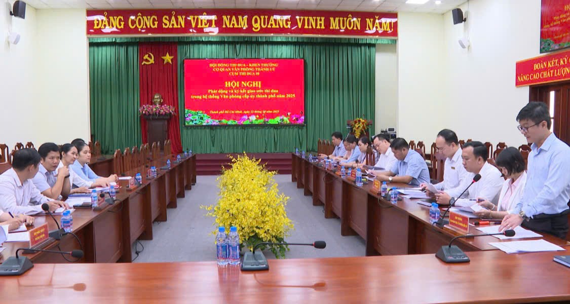 Cụm thi đua số 10 ký kết giao ước thi đua hướng tới năm 2026