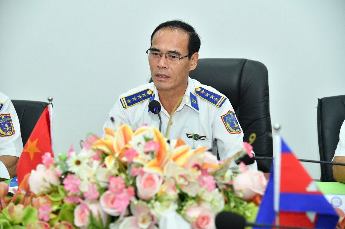 Nâng cao hiệu quả phối hợp thực hiện Nghị định thư cơ chế liên lạc Đường dây nóng giữa BTL Vùng Cảnh sát biển 4 với Sở chỉ huy Chiến thuật tiền phương Campuchia