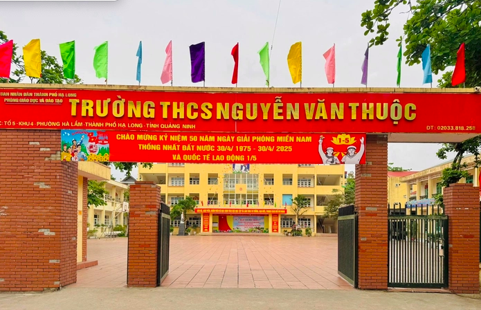 Trường THCS Nguyễn Văn Thuộc.