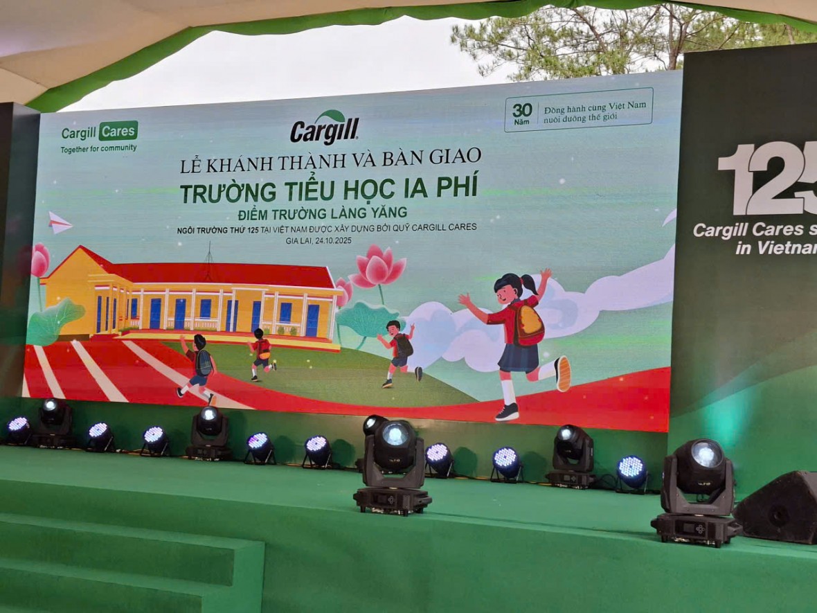 Car Gill Việt Nam trao tặng 5 phòng học tại Điểm trường Tiểu học Làng Yăng xã Ia Phí