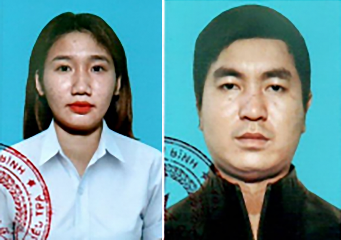 Đối tượng Trương Thị Bích Phượng và Vũ Xuân Nam. Ảnh: CANB Đối tượng Trương Thị Bích Phượng và Vũ Xuân Nam. Ảnh: CANB
