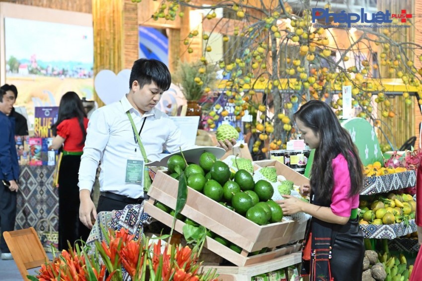 Cận cảnh các gian hàng của các địa phương trưng bày tại Hội chợ Mùa thu lần thứ I