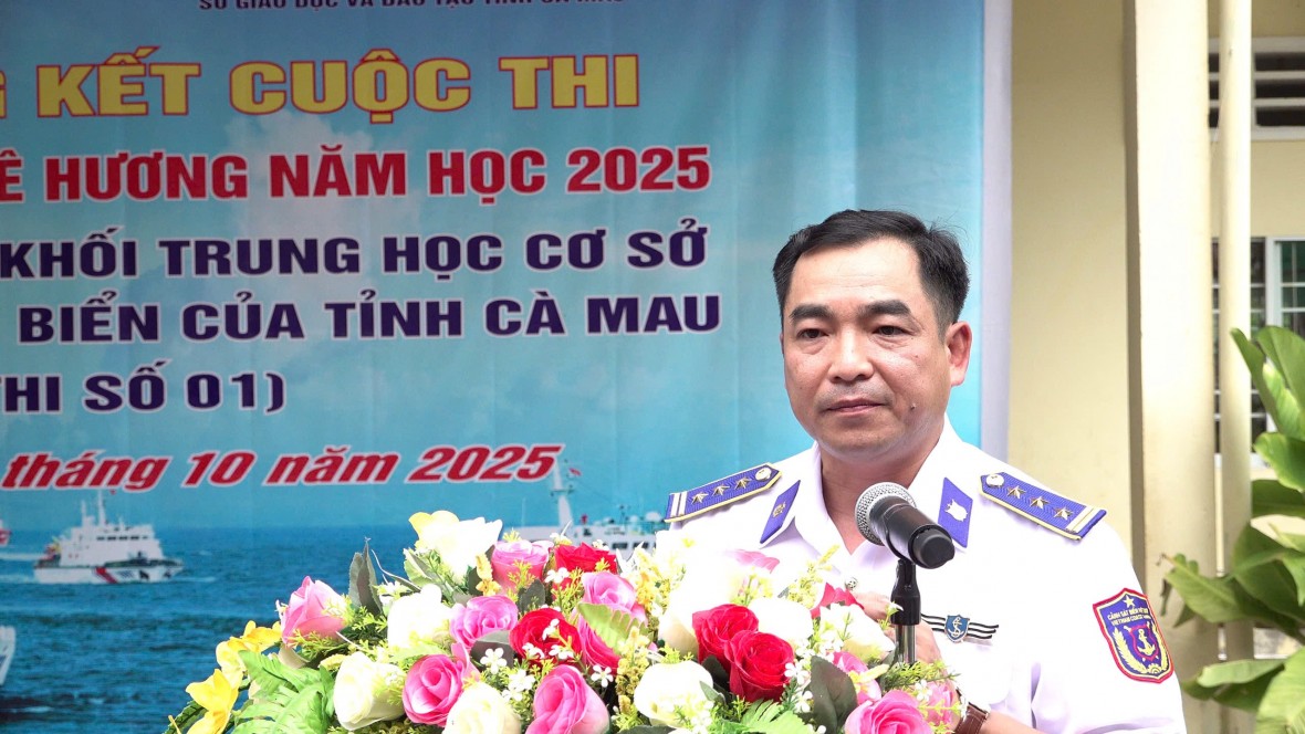 Lan tỏa cuộc thi “Em yêu biển, đảo quê hương” năm 2025 cấp cụm xã, phường ven biển Cà Mau.