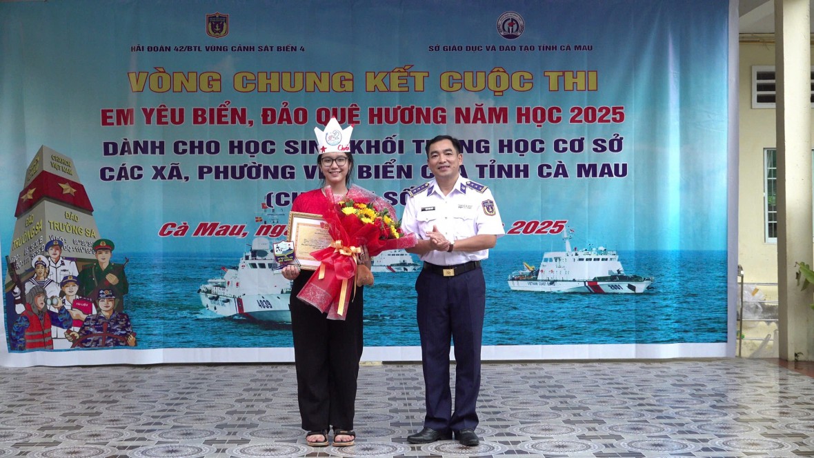 Lan tỏa cuộc thi “Em yêu biển, đảo quê hương” năm 2025 cấp cụm xã, phường ven biển Cà Mau.