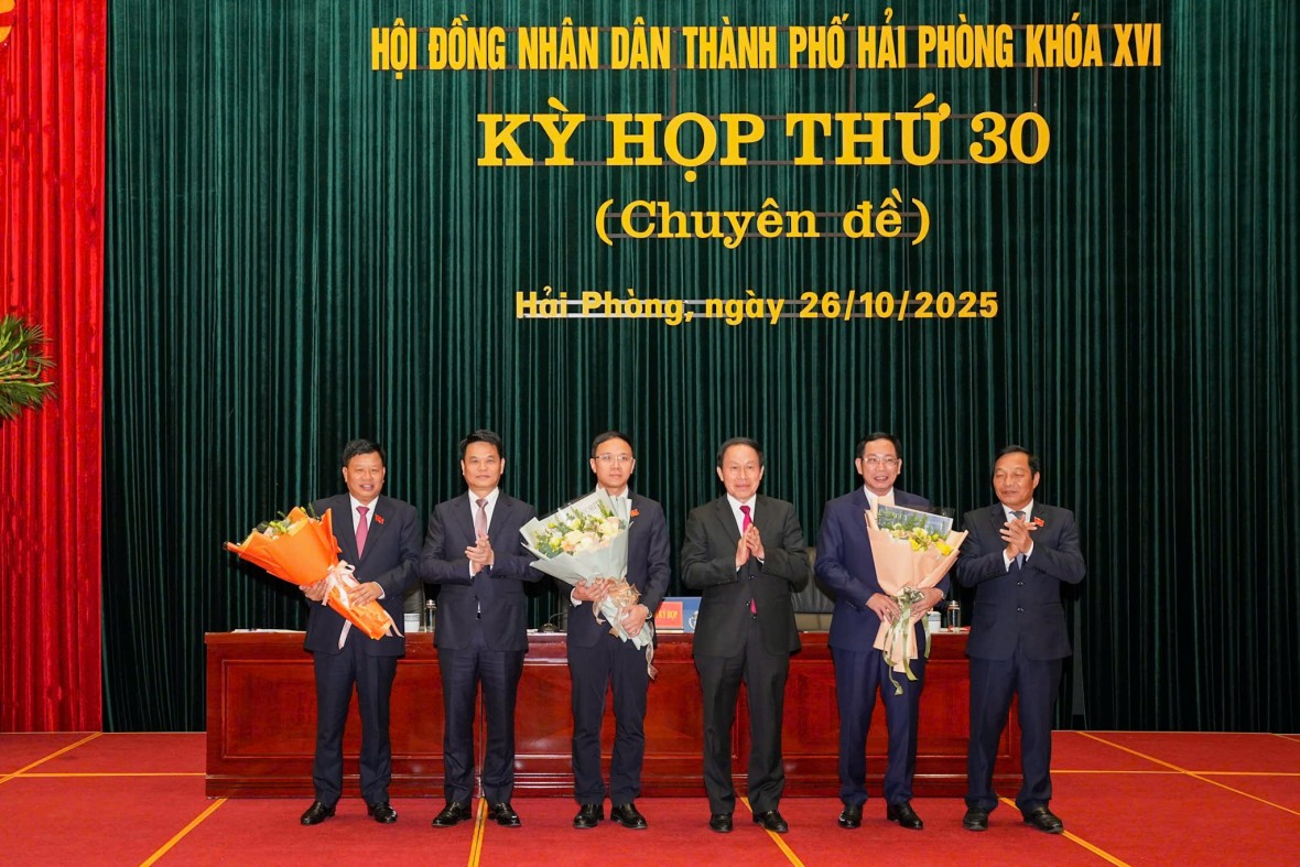 Hải Phòng có thêm các Phó Chủ tịch HĐND, UBND nhiệm kỳ 2021–2026 Hải Phòng có thêm các Phó Chủ tịch HĐND, UBND nhiệm kỳ 2021–2026