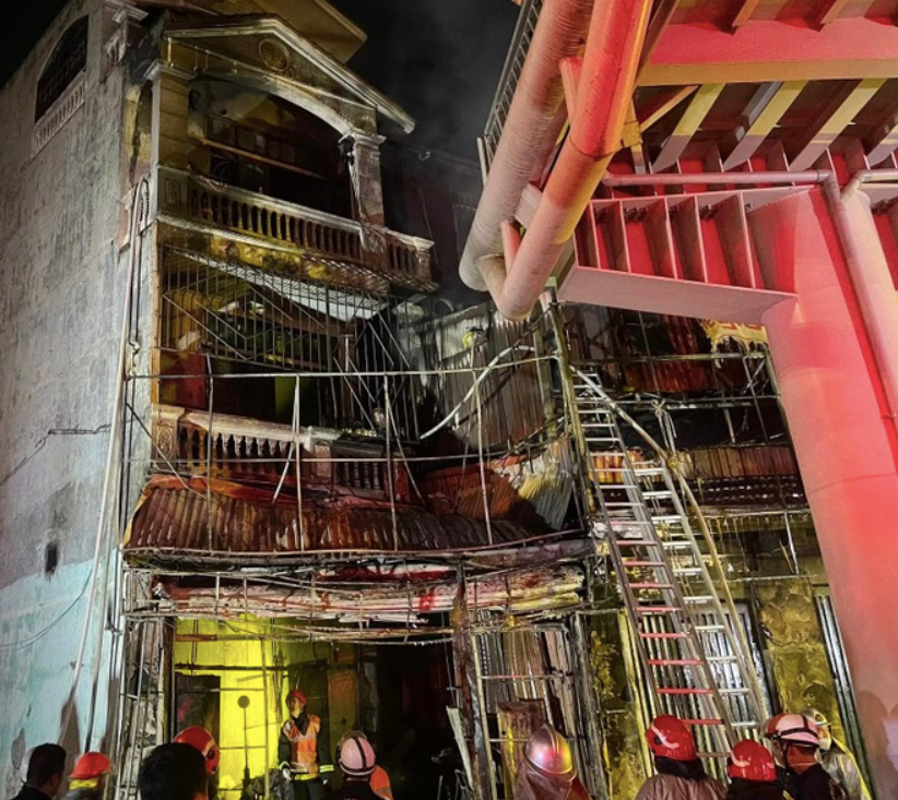 Hiện trường vụ việc.