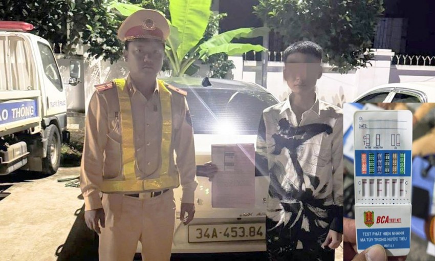 Tài xế ở Tuyên Quang vi phạm nồng độ cồn, dương tính với 4 nhóm ma túy Tài xế ở Tuyên Quang vi phạm nồng độ cồn, dương tính với 4 nhóm ma túy