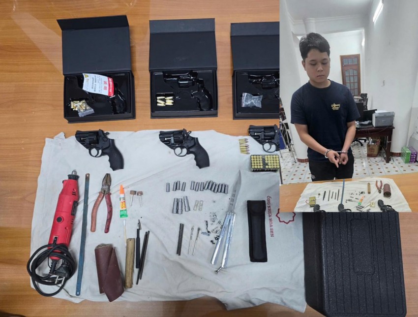 Bắt giữ đối tượng ở Tuyên Quang vận chuyển súng quân dụng Bắt giữ đối tượng ở Tuyên Quang vận chuyển súng quân dụng