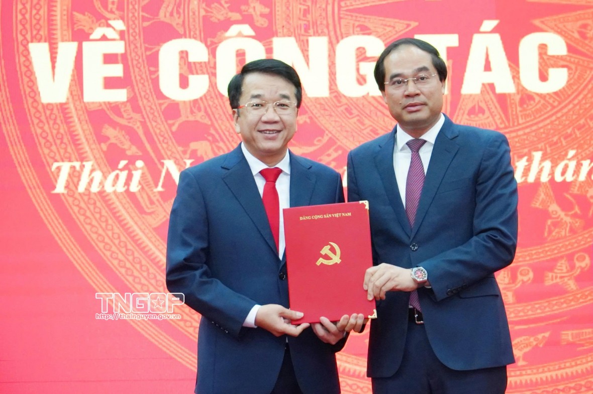Tỉnh ủy Thái Nguyên công bố các quyết định của Ban Bí thư về công tác cán bộ