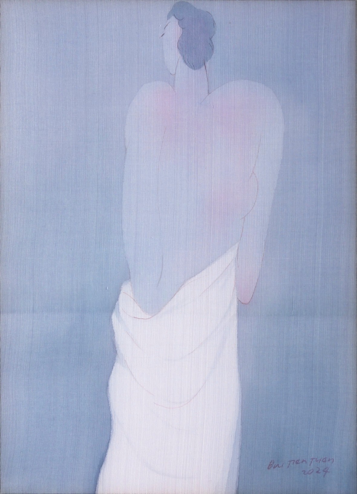 Thái Công và Bùi Tiến Tuấn tạo dựng không gian mới cho tranh lụa