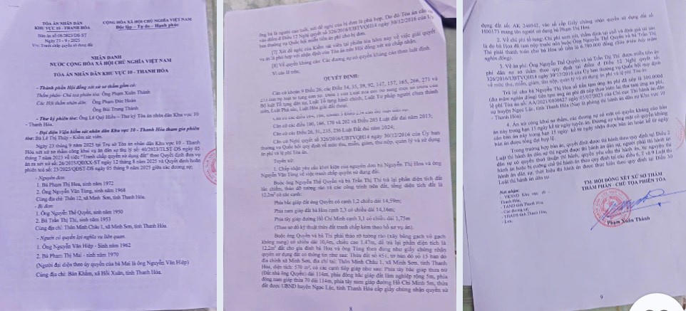 Vì sao bản án sơ thẩm dân sự của Toà án khu vực 10 - Thanh Hoá bị VKSND tỉnh kháng nghị? Vì sao bản án sơ thẩm dân sự của Toà án khu vực 10 - Thanh Hoá bị VKSND tỉnh kháng nghị?