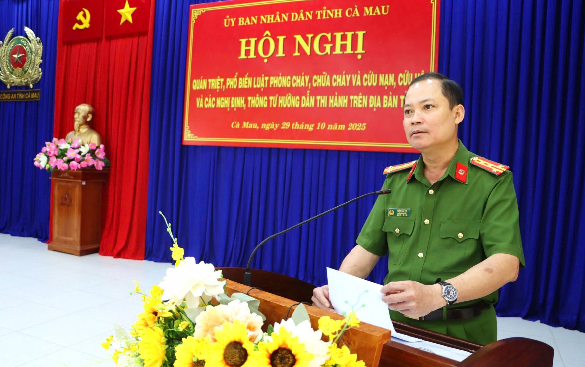 Cà Mau triển khai Luật PCCC và CNCH: Nâng cao hiệu quả công tác phòng ngừa, ứng phó