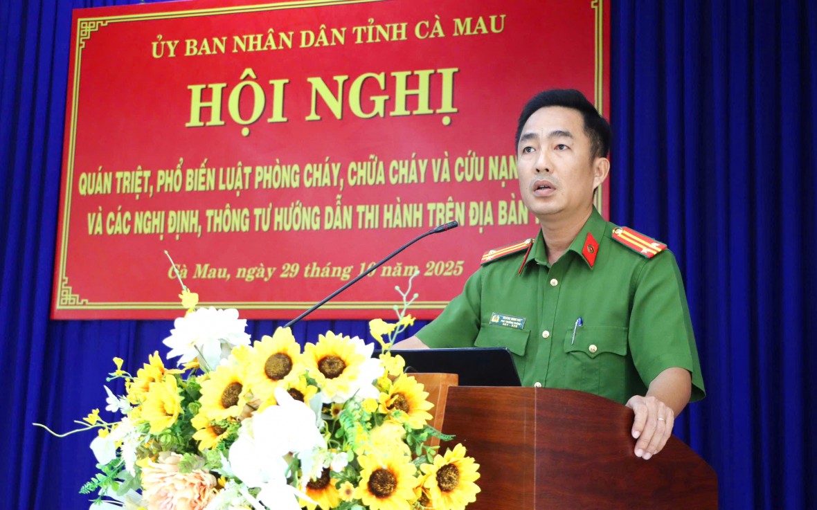 Cà Mau triển khai Luật PCCC và CNCH: Nâng cao hiệu quả công tác phòng ngừa, ứng phó