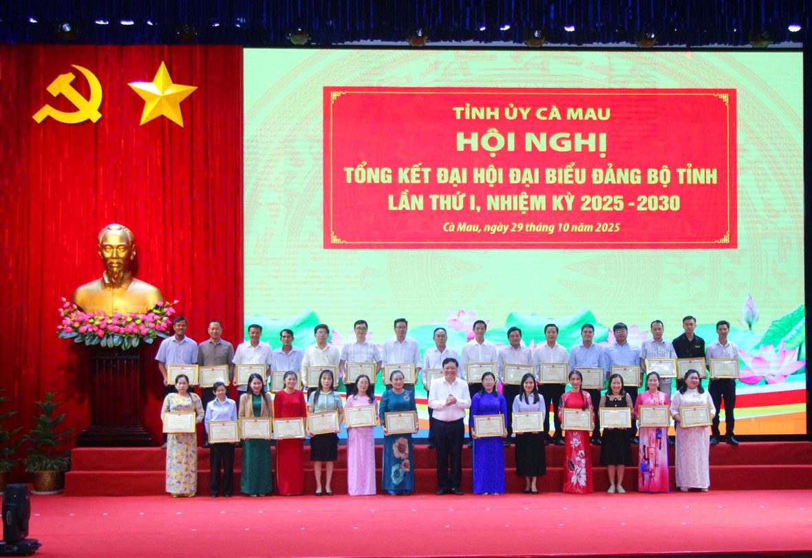 Đại hội Đảng bộ tỉnh Cà Mau thành công: Dấu ấn tiên phong trong chuyển đổi số