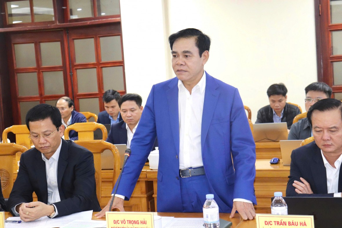 Chủ tịch UBND tỉnh Hà Tĩnh Võ Trọng Hải.