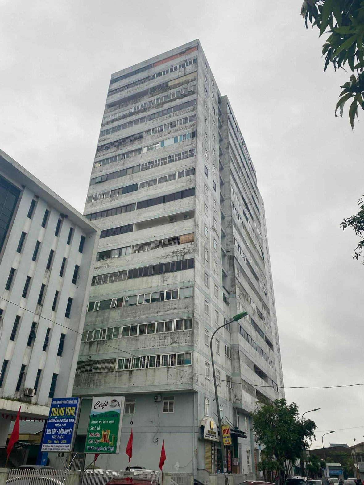 Tòa nhà Chung cư PVNC2-CT02 nơi xảy ra vụ việc.