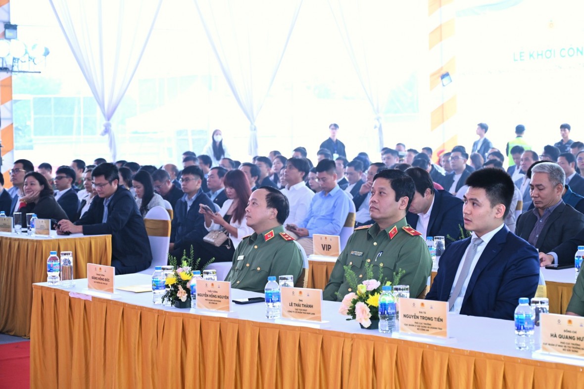 Khởi công Dự án nhà ở cho lực lượng vũ trang CAND tại Khu đô thị Nam Thăng Long