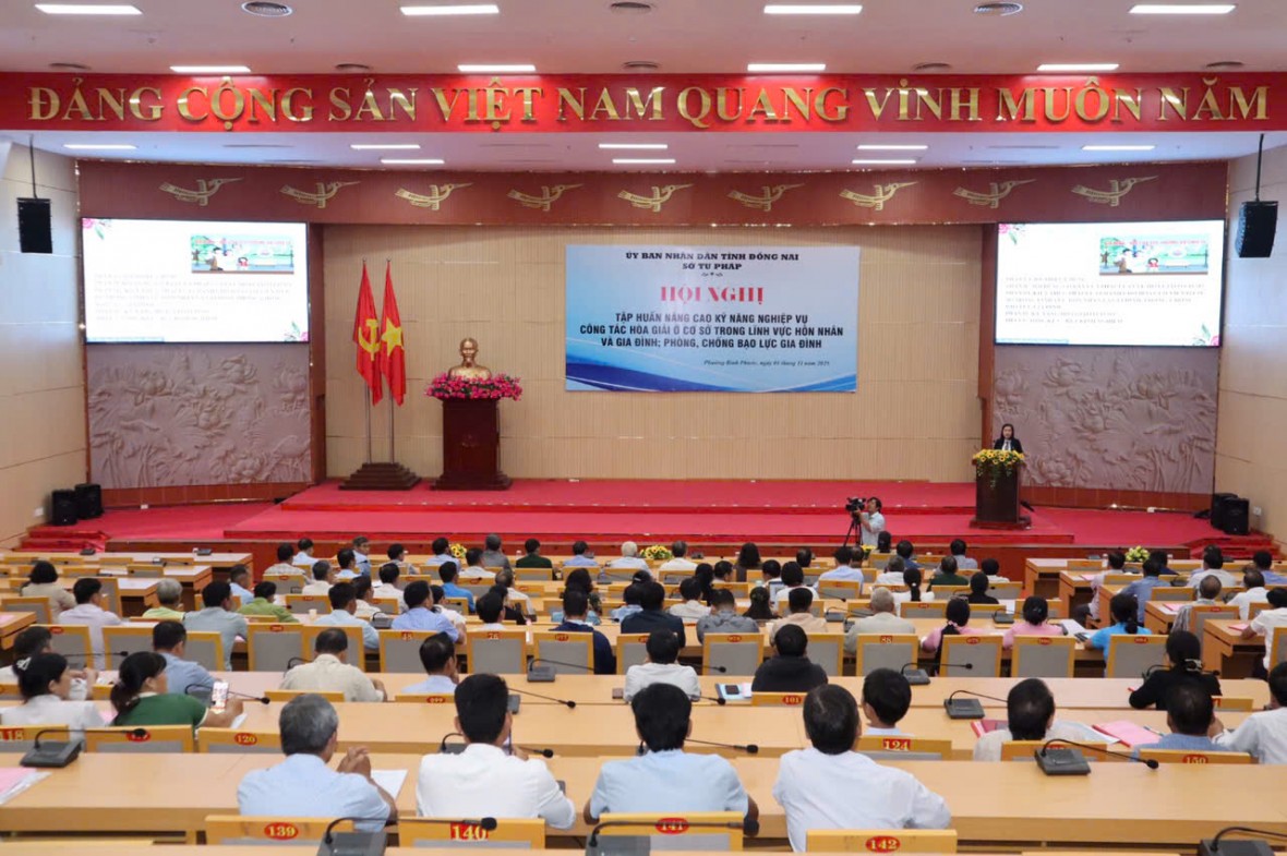 Đồng Nai: Tập huấn nâng cao kỹ năng, nghiệp vụ công tác hòa giải ở cơ sở