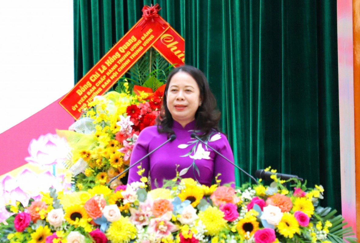 Phó Chủ tịch nước Võ Thị Ánh Xuân dự Đại hội Thi đua yêu nước tỉnh An Giang lần thứ I (2025-2030)