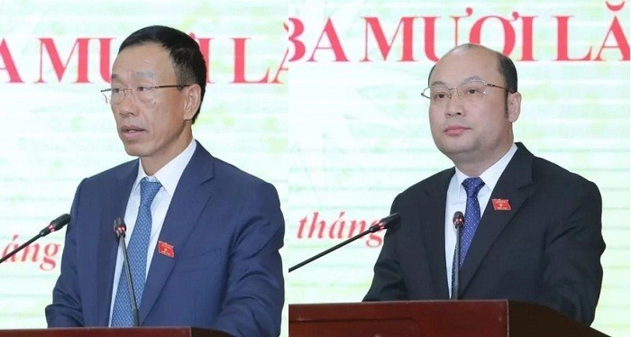 Ông Lê Quang Hùng và Cao Văn Cường giữ chức Phó Chủ tịch UBND tỉnh Thanh Hóa Ông Lê Quang Hùng và Cao Văn Cường giữ chức Phó Chủ tịch UBND tỉnh Thanh Hóa