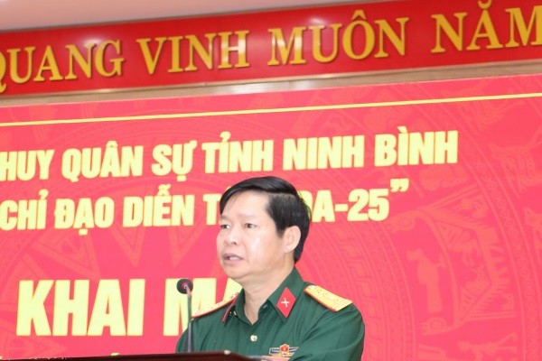 Ninh Bình khai mạc diễn tập tác chiến phòng thủ khu vực