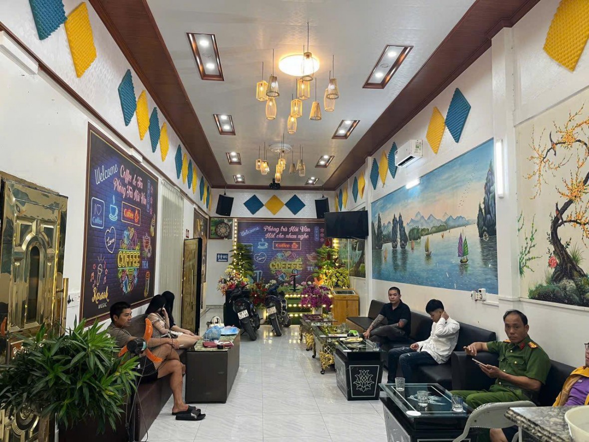 Lực lượng Công an xã Lục Nam tiến hành tiếp nhận, xác minh, làm rõ vụ việc 