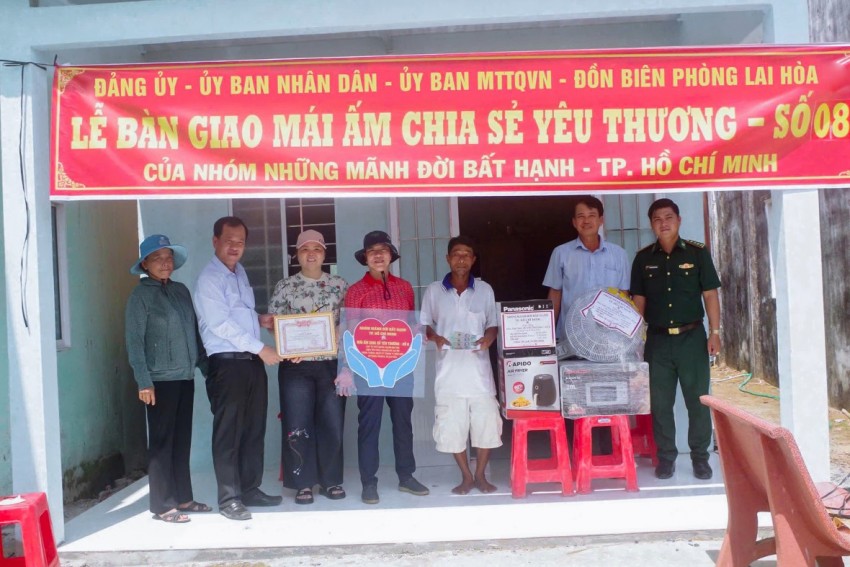 BĐBP TP Cần Thơ bàn giao 3 mái ấm cho hộ dân khó khăn khu vực biên giới biển