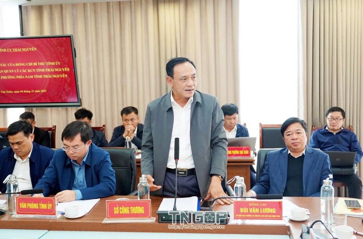 Thái Nguyên: Phát triển khu vực phía Nam trở thành vùng công nghiệp, dịch vụ, đô thị trọng điểm