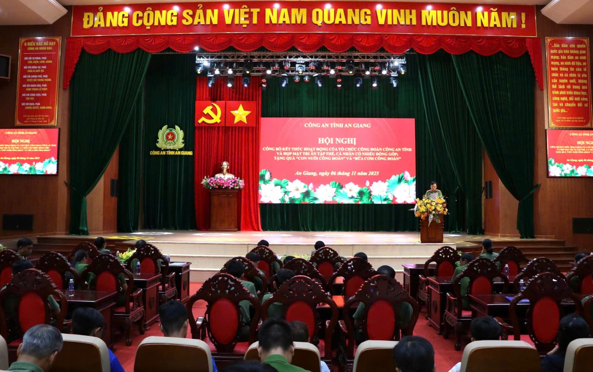 Công đoàn Công an tỉnh An Giang hoàn thành xuất sắc sứ mệnh, vẫn tiếp tục lan toả yêu thương