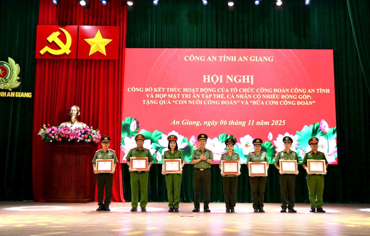 Công đoàn Công an tỉnh An Giang hoàn thành xuất sắc sứ mệnh, vẫn tiếp tục lan toả yêu thương