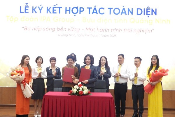 Bưu điện tỉnh Quảng Ninh và Tập đoàn IPA Group ký hợp tác phân phối sản phẩm thân thiện môi trường Bưu điện tỉnh Quảng Ninh và Tập đoàn IPA Group ký hợp tác phân phối sản phẩm thân thiện môi trường