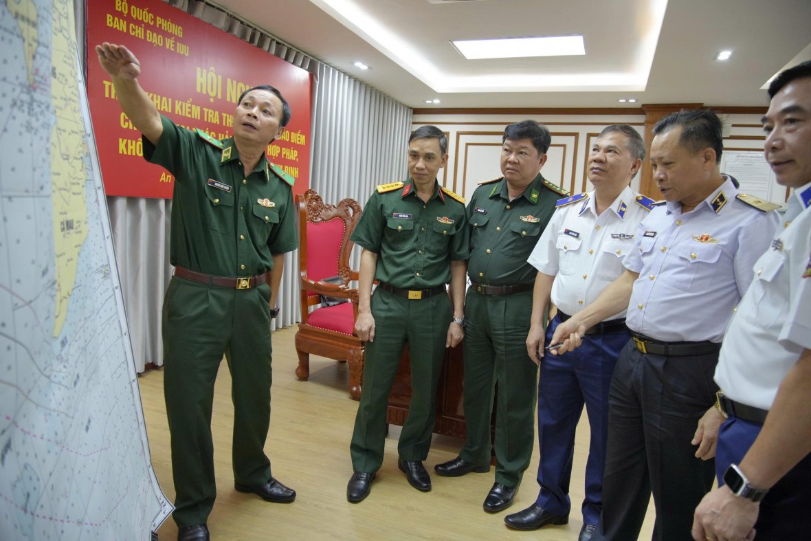 Bộ Quốc phòng kiểm tra cao điểm chống khai thác IUU tại tỉnh An Giang