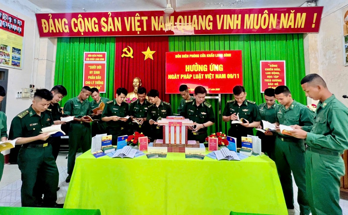 Lan tỏa tinh thần thượng tôn pháp luật trong Bộ đội Biên phòng tỉnh An Giang