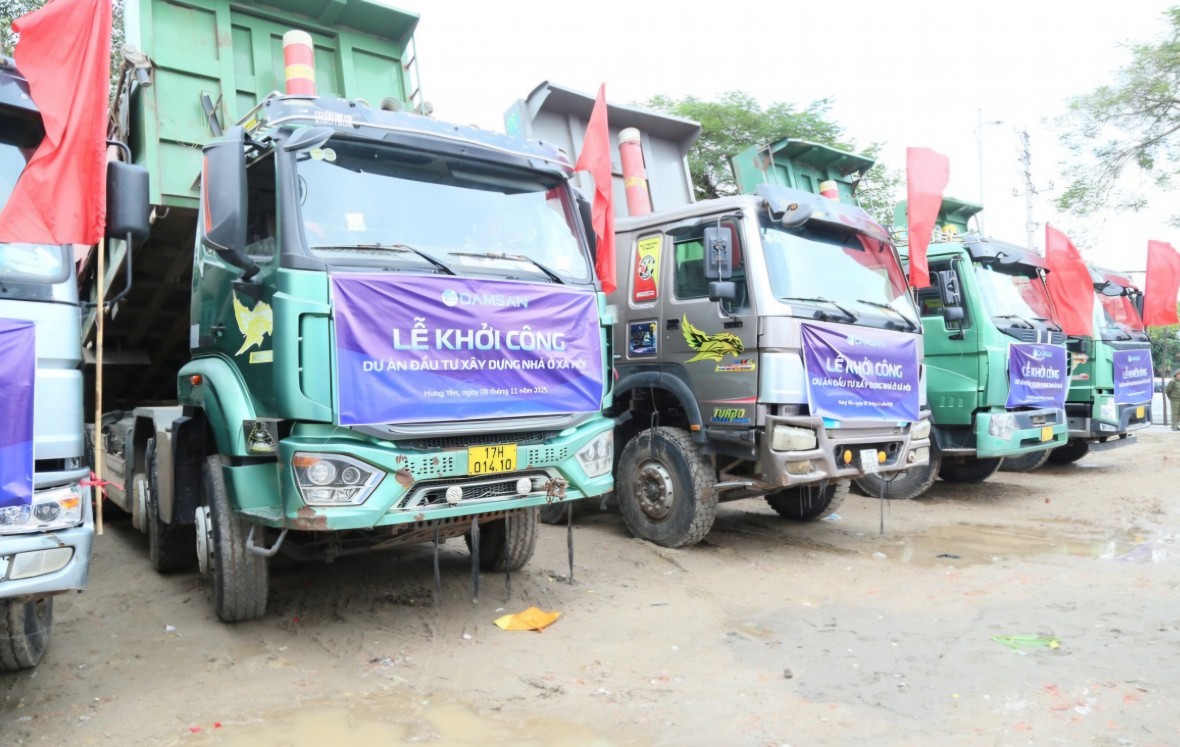 Khởi công Dự án đầu tư xây dựng nhà ở xã hội 680 tỷ đồng tại Hưng Yên