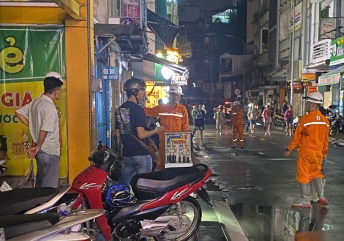 Hiện trường xảy ra vụ việc 