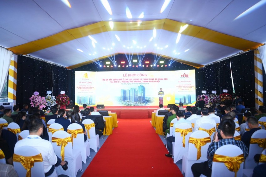 Khởi công Dự án xây dựng nhà ở cho lực lượng vũ trang Công an nhân dân tại Hà Nội