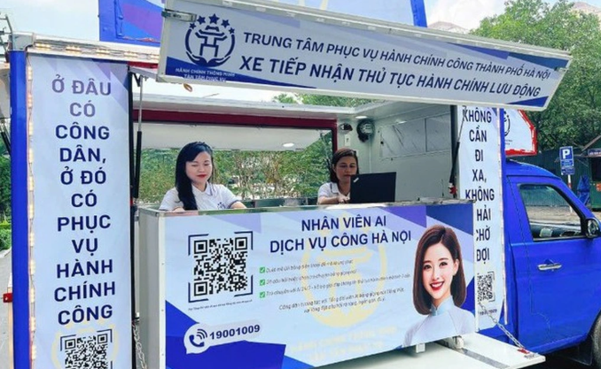 Hà Nội hỗ trợ lưu động thực hiện thủ tục hành chính về lĩnh vực đất đai 